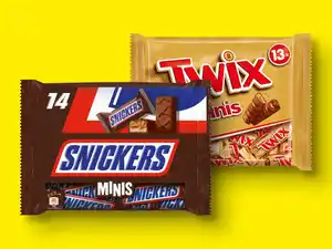 Snickers/Twix/Mars/Bounty/Milky Way Minis,  275 g