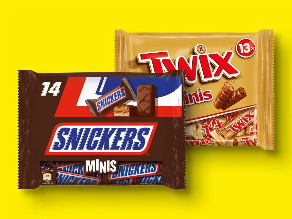 Bild 1 von Snickers/Twix/Mars/Bounty/Milky Way Minis,  275 g