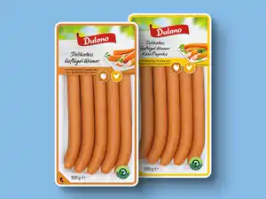 Dulano Delikatess Geflügel-Wiener,  300 g