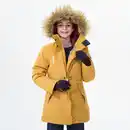 Bild 1 von Winterjacke Kinder Parka Gr.122–170 warm bis -17 °C wasserdicht Wandern - SH900 Bordeaux|ocker