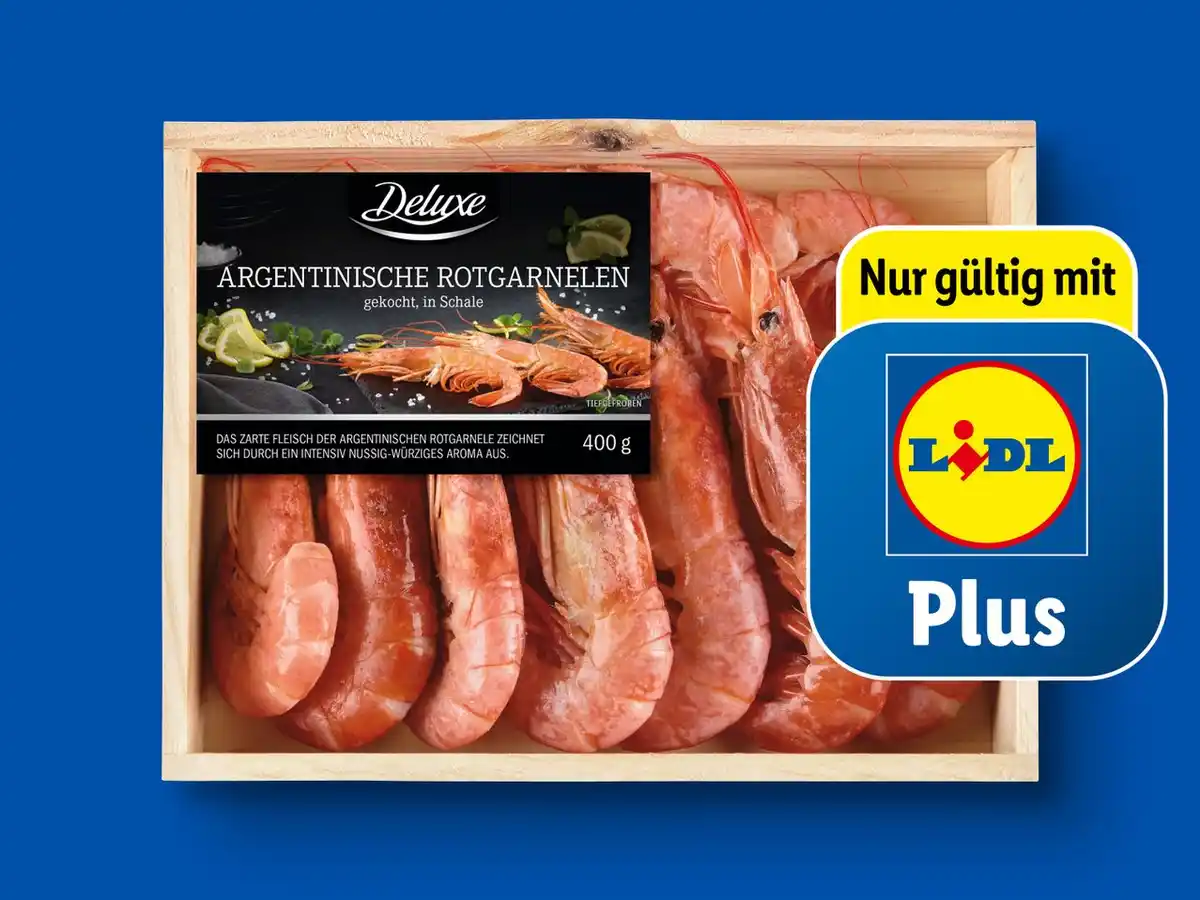 Bild 1 von Deluxe Argentinische Rotgarnelen,  400 g