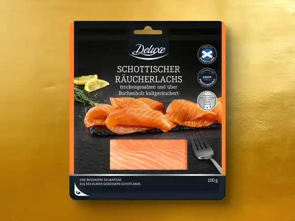 Bild 1 von Deluxe Schottischer Räucherlachs,  100 g