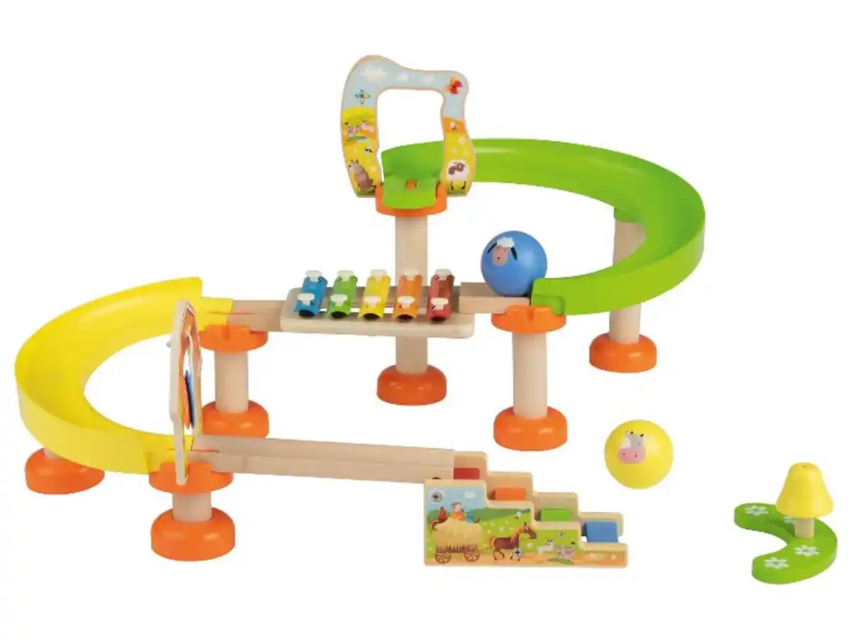 Bild 3 von Playtive Holz-Kugelbahn, 66-teilig / 29-teilig / 6-teilig