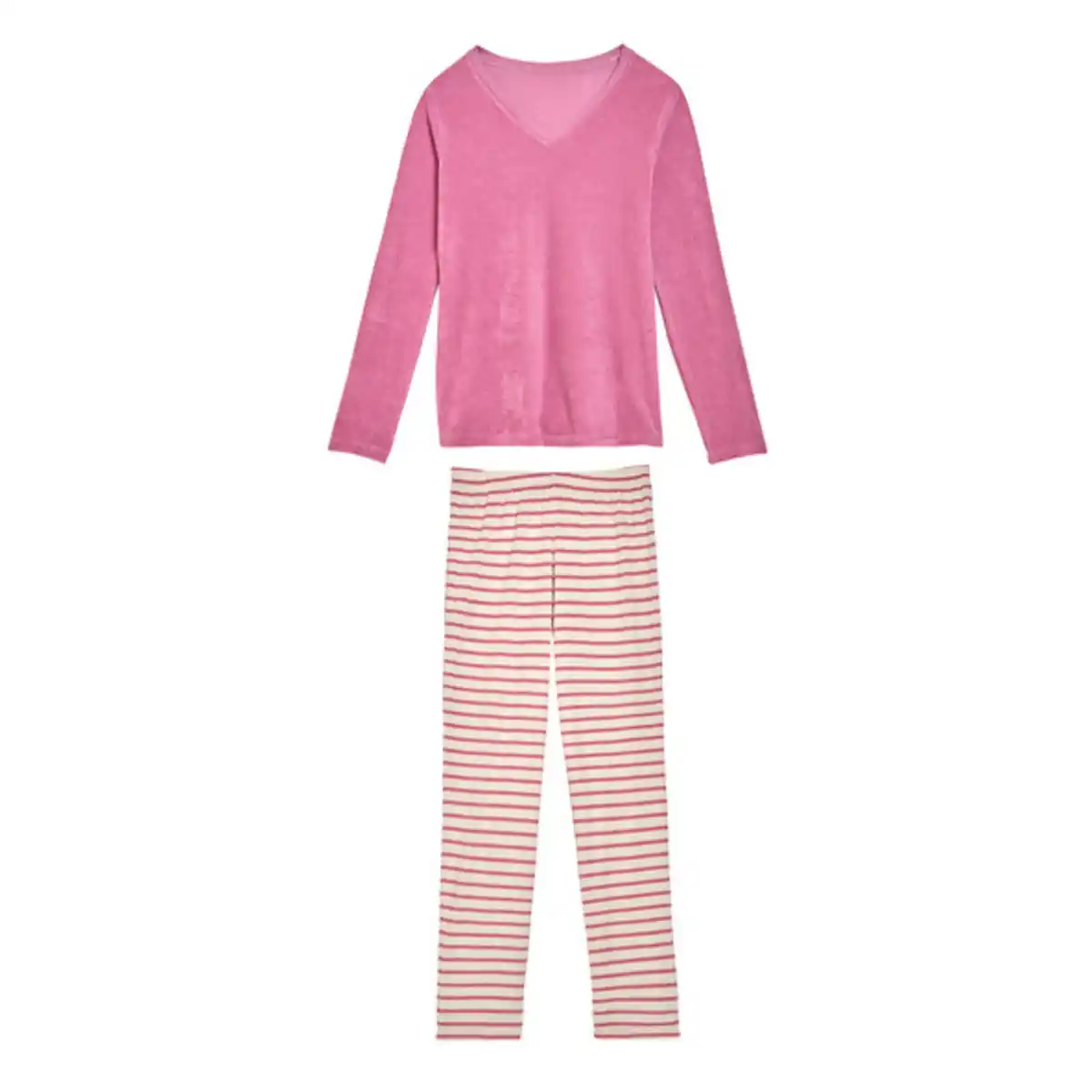 Bild 1 von Damen Frottee Pyjama, lila, S