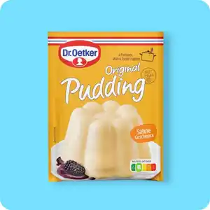 DR. OETKER Puddingpulver, Sahne- oder Vanille-Geschmack