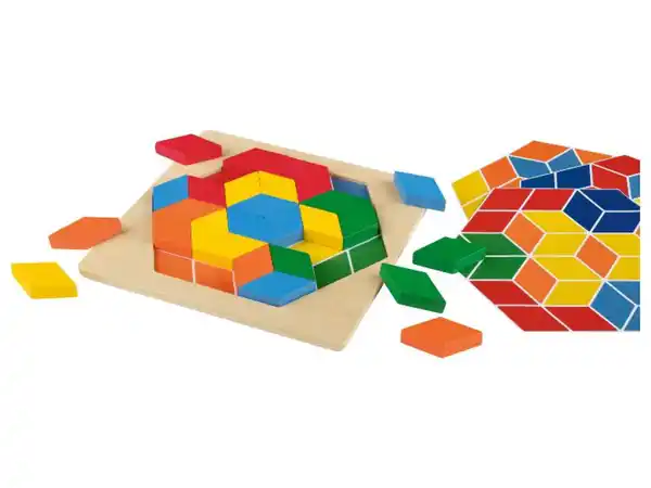 Bild 3 von Playtive Legemosaik \ Bilder-Würfel \ Steckbrett \ Steck- und Stapeltiere \ Stapelturm