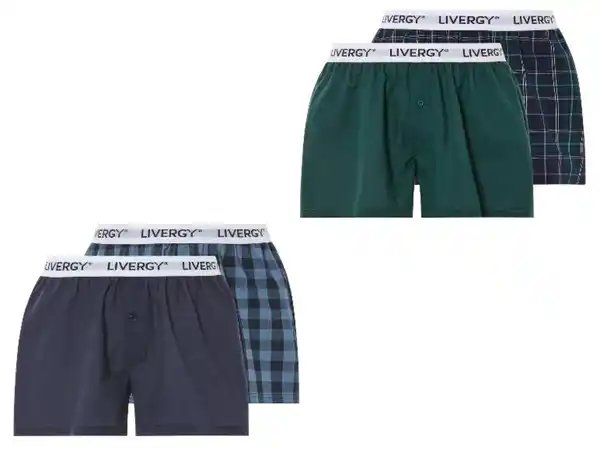 Bild 1 von LIVERGY® Herren Boxer, 2 Stück, reine Baumwolle