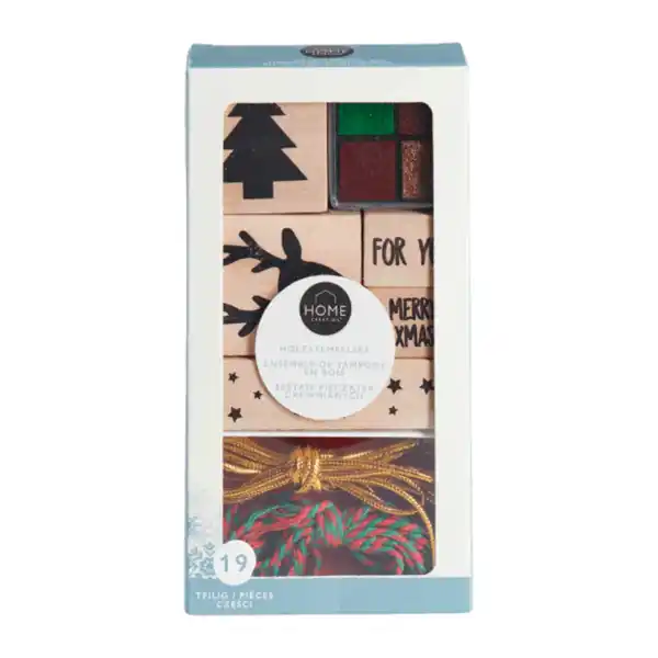 Bild 3 von HOME CREATION Holzstempel-Bastelset