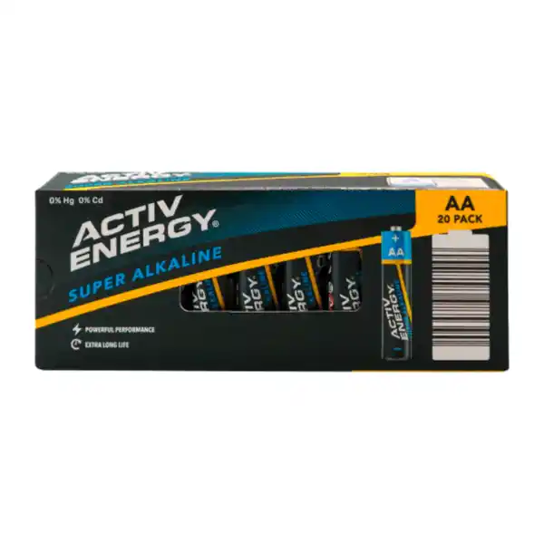 Bild 2 von ACTIV ENERGY 20er-Alkaline-Batterien