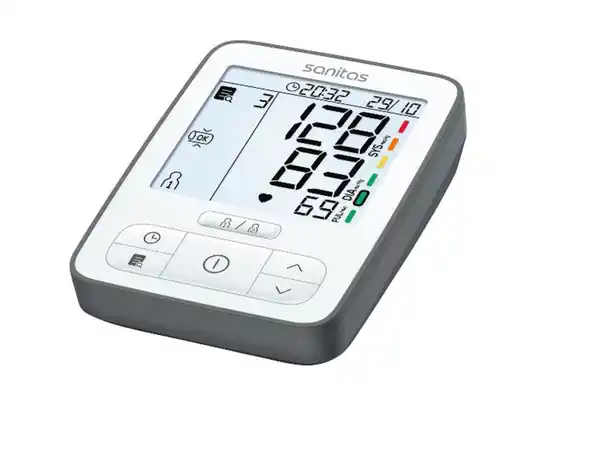 Bild 2 von SANITAS Oberarm-Blutdruckmessgerät »SBM 49«,  120 Messwerte