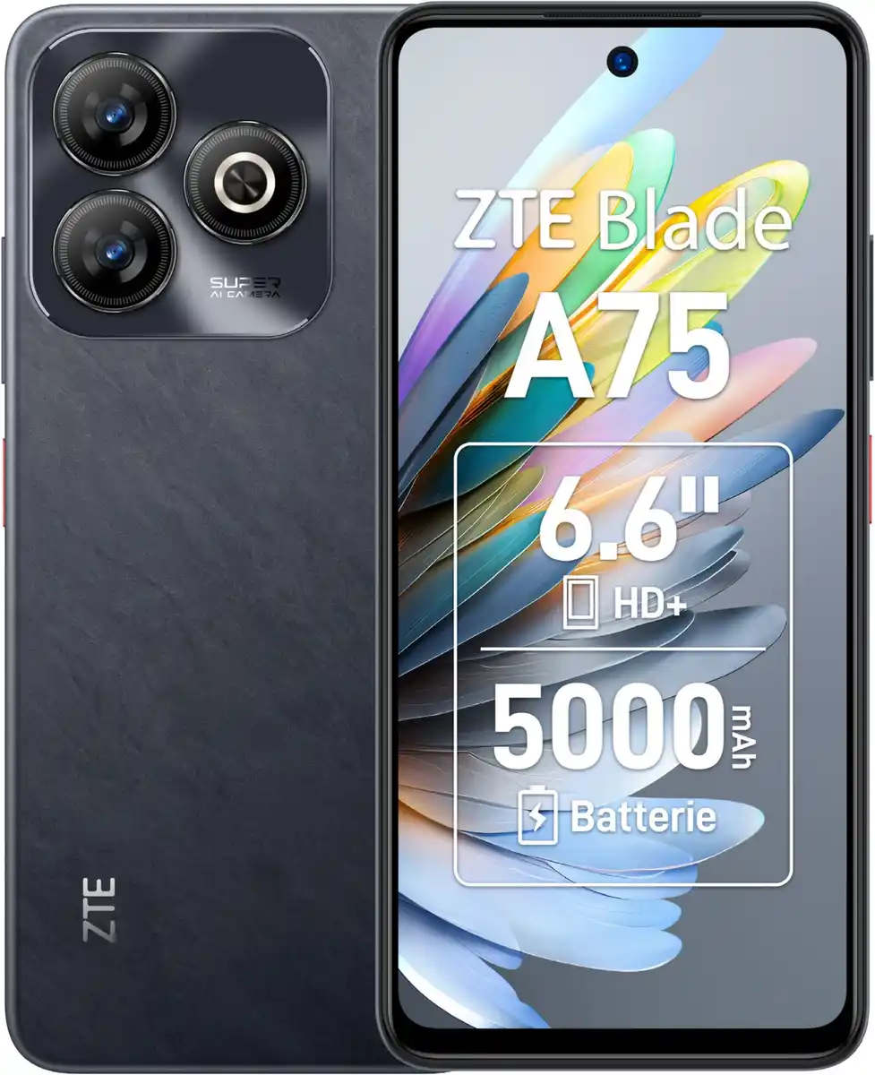 Bild 1 von Blade A75 Smartphone schwarz