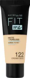 Maybelline New York Fit Me! Matte + Poreless Make-Up Nr. 122 Creamy Beige, 30 ml