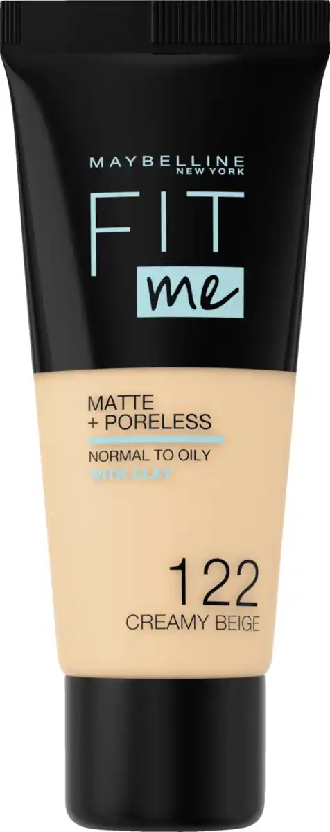 Bild 1 von Maybelline New York Fit Me! Matte + Poreless Make-Up Nr. 122 Creamy Beige, 30 ml