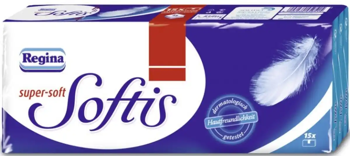 Bild 1 von Regina Softis Taschentücher super-soft 15x 10ST