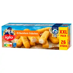 Iglo Backfischstäbchen XXL 26 Stück 728g