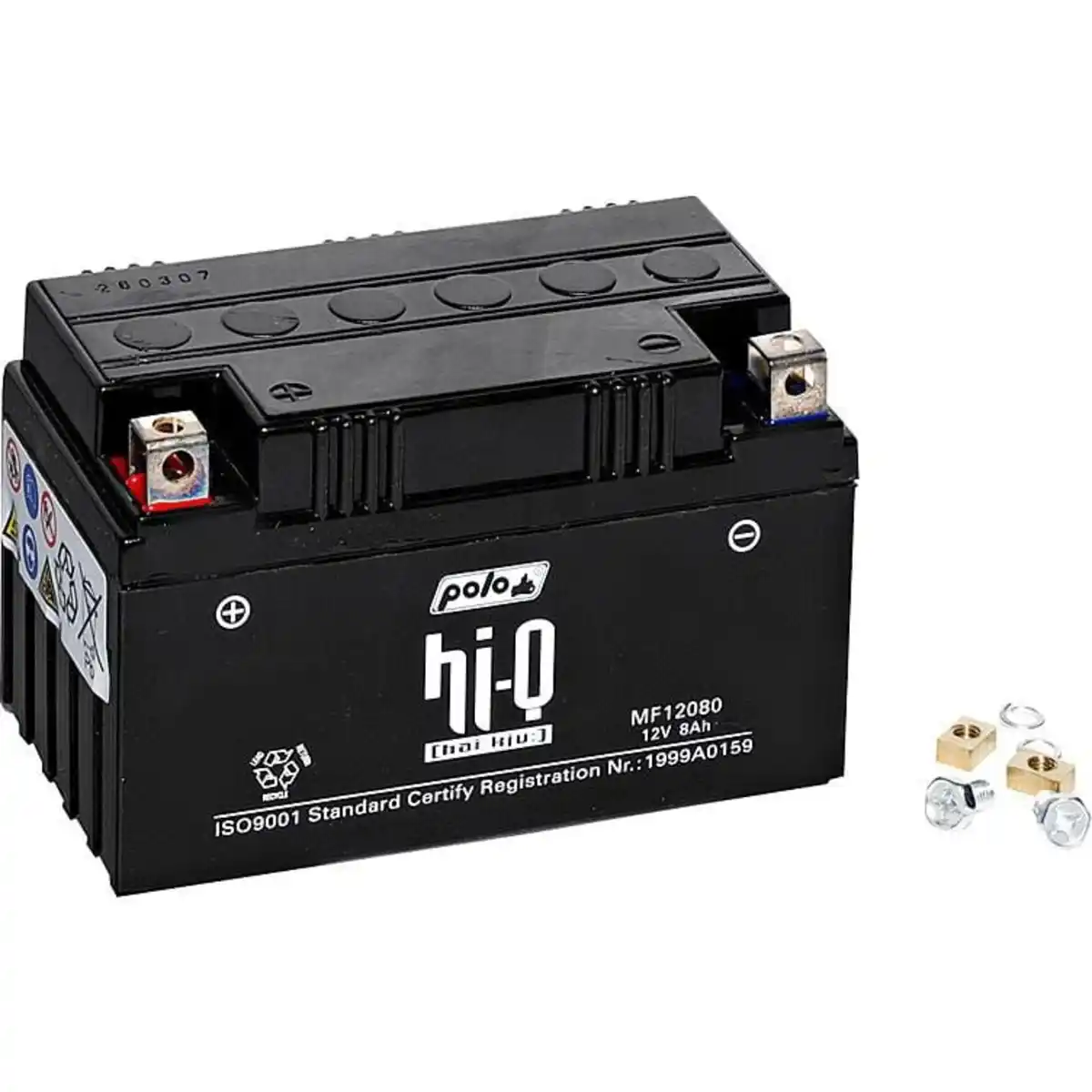Bild 1 von Hi-Q Batterie AGM Gel geschlossen HTX9-BS, 12V, 8Ah (YTX9-BS)
