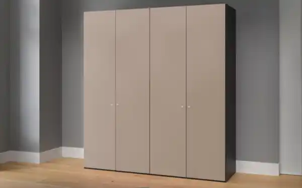 Bild 1 von Jutzler - Drehtürenschrank Longline, Nougat matt, 202 x 220 cm