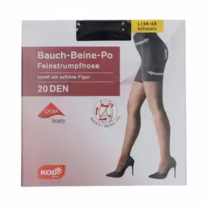Bodyshap. Strumpfh. 20den 46-48 Schw. 4.06 KODi basic