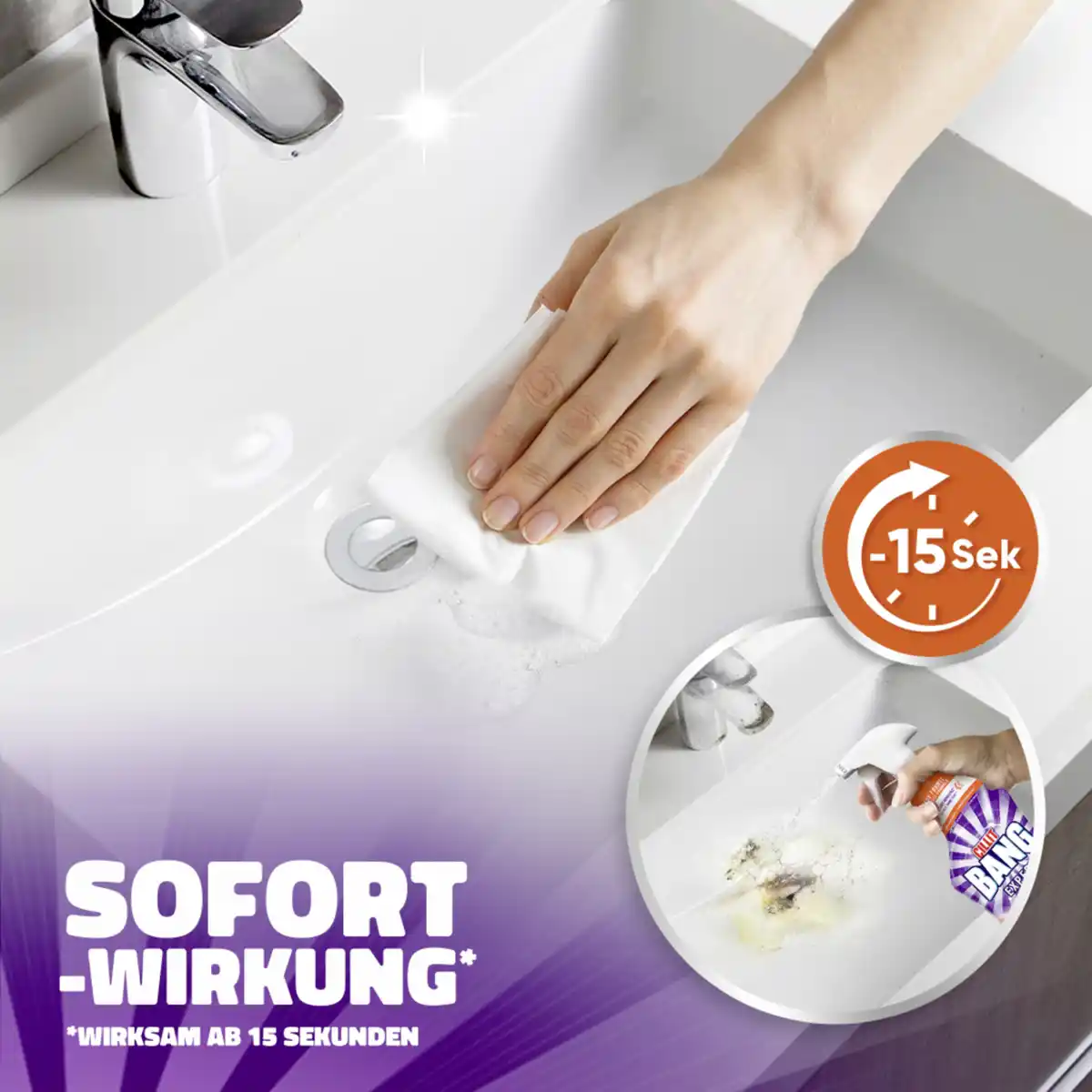 Bild 4 von Cillit BANG Expert Kraftreiniger Kalk & Schmutz, 750 ml