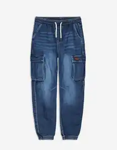 Kinder Cargohose - Relaxed Fit - dunkelblau
