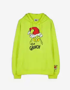 Herren Hoodie - Grinch - hellgrün