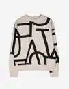Bild 1 von Damen Pullover - Rundhals-Ausschnitt - weiß