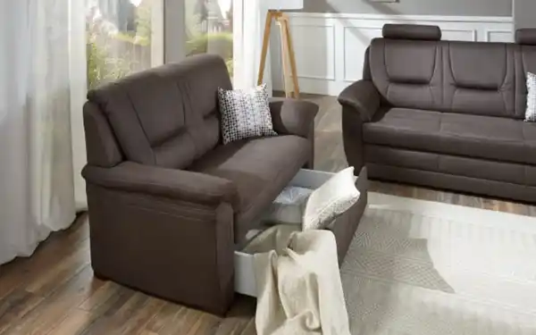 Bild 3 von Polipol - Garnitur PP-QL11014 A+, nougat, inkl. Funktionen