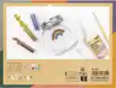 Bild 2 von folia BIO Glitter-Set, 10 Dosen +1 Kleber 90g