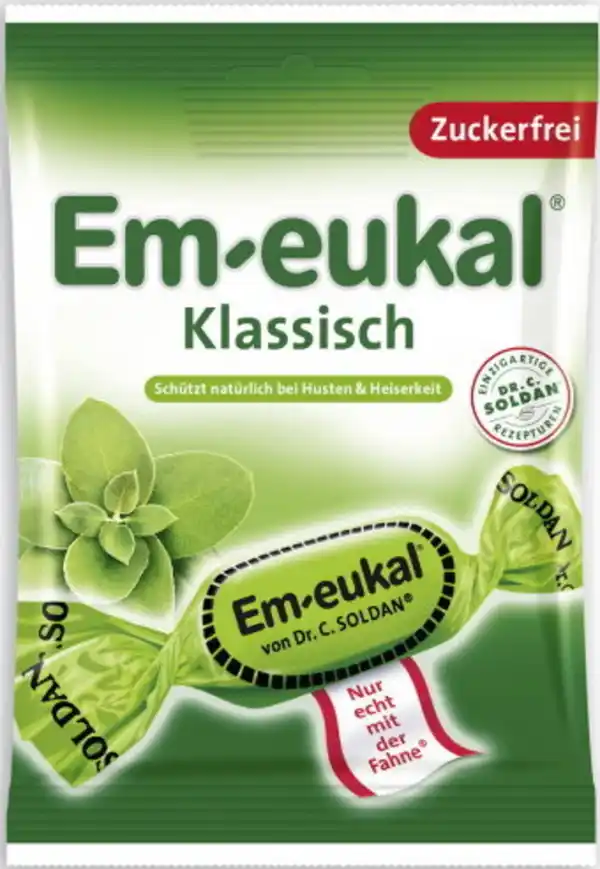 Bild 1 von Em-Eukal Hustenbonbons klassisch zuckerfrei 75G