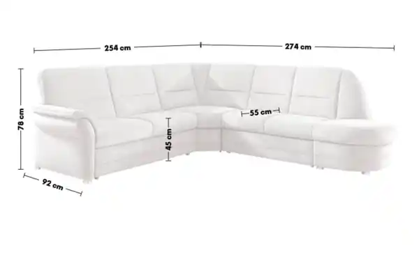 Bild 2 von Polipol - Wohnlandschaft PP-QL11014 Q+, alu,