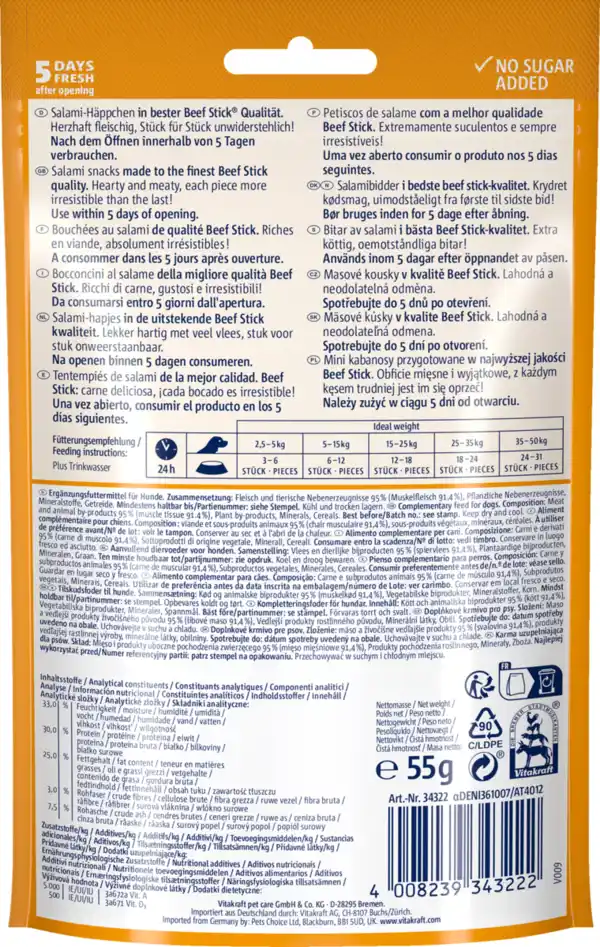Bild 2 von Vitakraft Beef Stick Rustico, 55 g