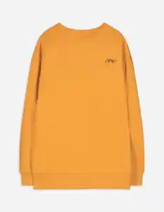 Kinder Sweatshirt - Frontprint - hellgelb