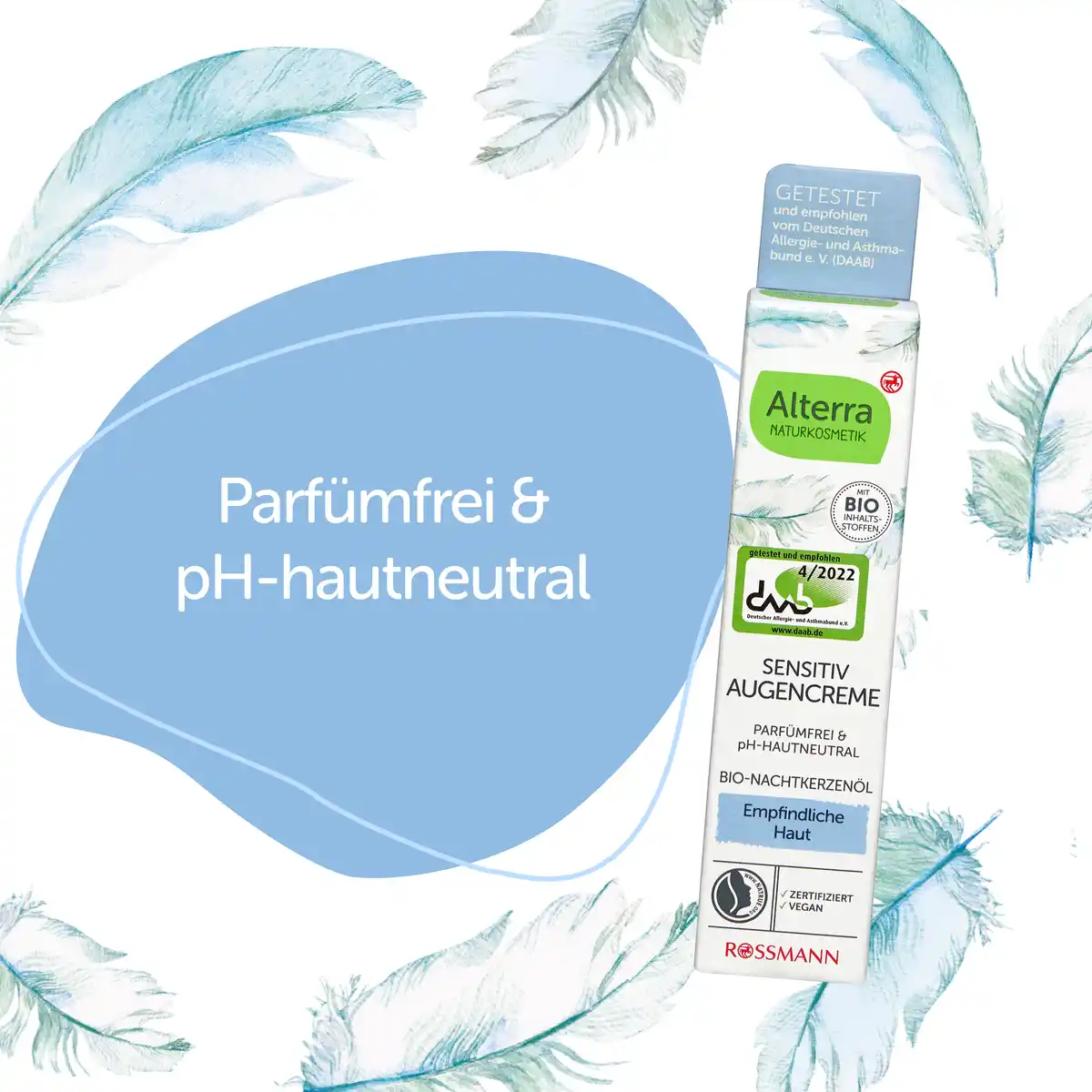 Bild 3 von Alterra NATURKOSMETIK Sensitiv Augencreme Bio-Nachtkerzenöl, 15 ml