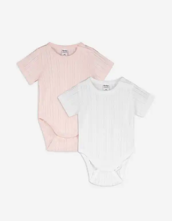 Bild 1 von Baby Kurzarmbody - 2er-Pack