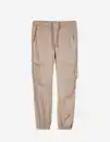 Bild 1 von Herren Cargohose - Tunnelzug am Saum - hellbraun
