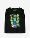 Bild 1 von Kinder Langarmshirt - Minecraft - schwarz