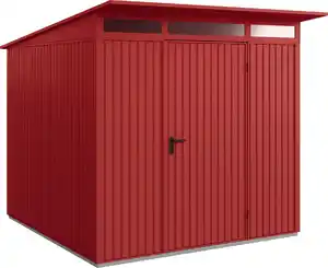 EcoStar Gerätehaus Trend-P Typ 2 purpurrot 247,9 x 283,4 x 232,3 cm