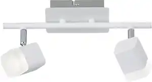 Reality Leuchten 2er LED Balken Roubaix weiß