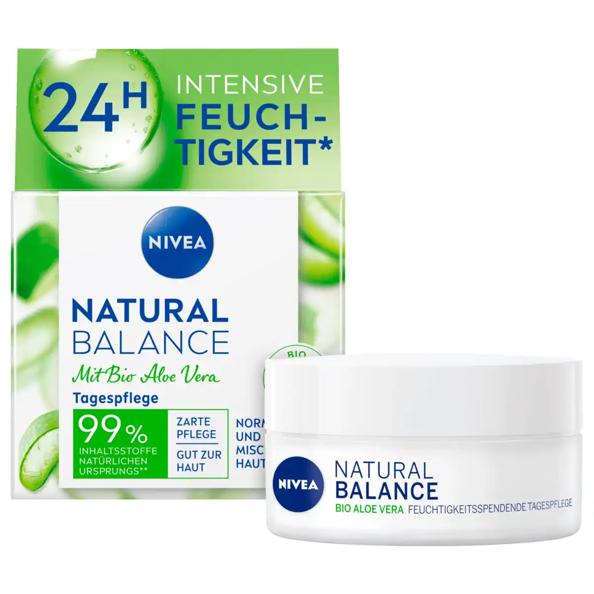 Bild 1 von NIVEA Natural Balance mit Aloe Vera Feuchtigkeitsspendende Tagespflege 50ml