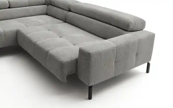 Bild 4 von Candy - Wohnlandschaft Callisto, grau, inkl. Funktionen, 219 x 273 cm