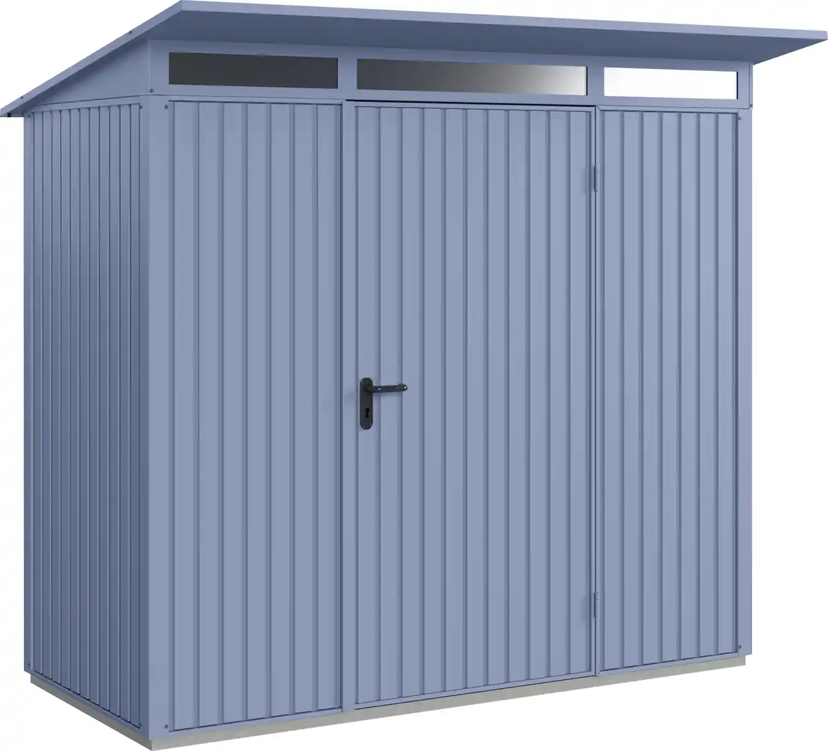 Bild 1 von EcoStar Gerätehaus Trend-P Typ 1 taubenblau 247,9 x 153 x 228,6 cm