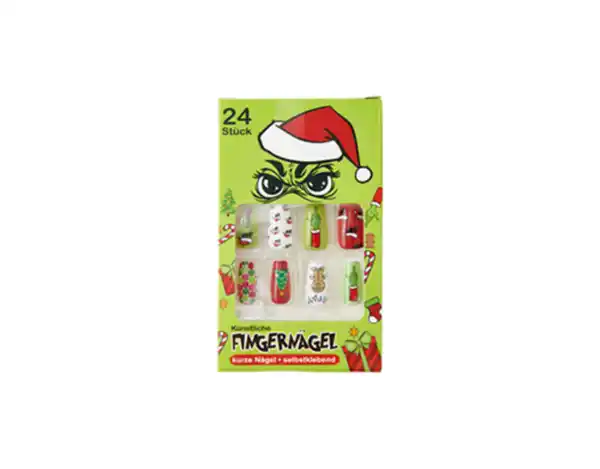 Bild 1 von Kunstfingernägel Weihnachtsmuffel