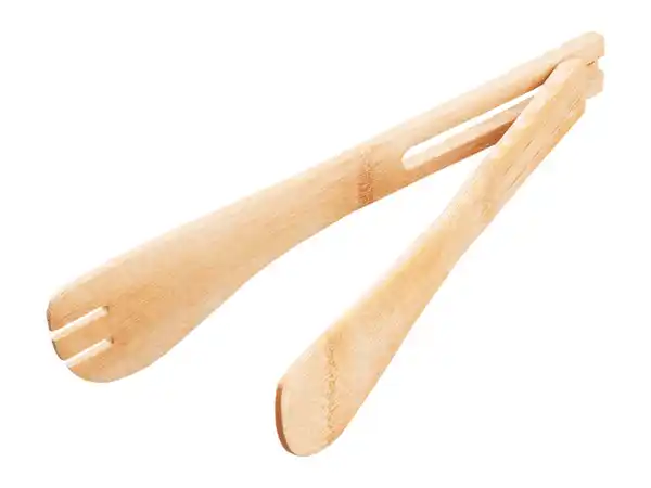 Bild 4 von GRILLMEISTER Grillspieße / Grillzange / Salatzange, Bambus