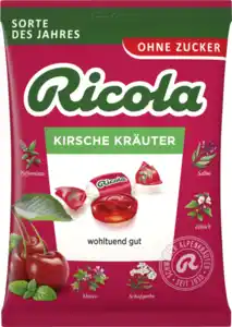 Ricola Kirsche Kräuterbonbon, 75 g