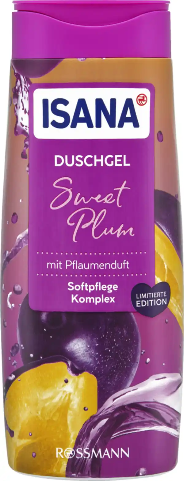 Bild 1 von ISANA Duschgel Sweet Plum, 300 ml