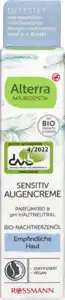 Alterra NATURKOSMETIK Sensitiv Augencreme Bio-Nachtkerzenöl, 15 ml