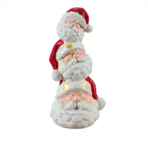 Weihnachtsmannköpfe LED KODi season