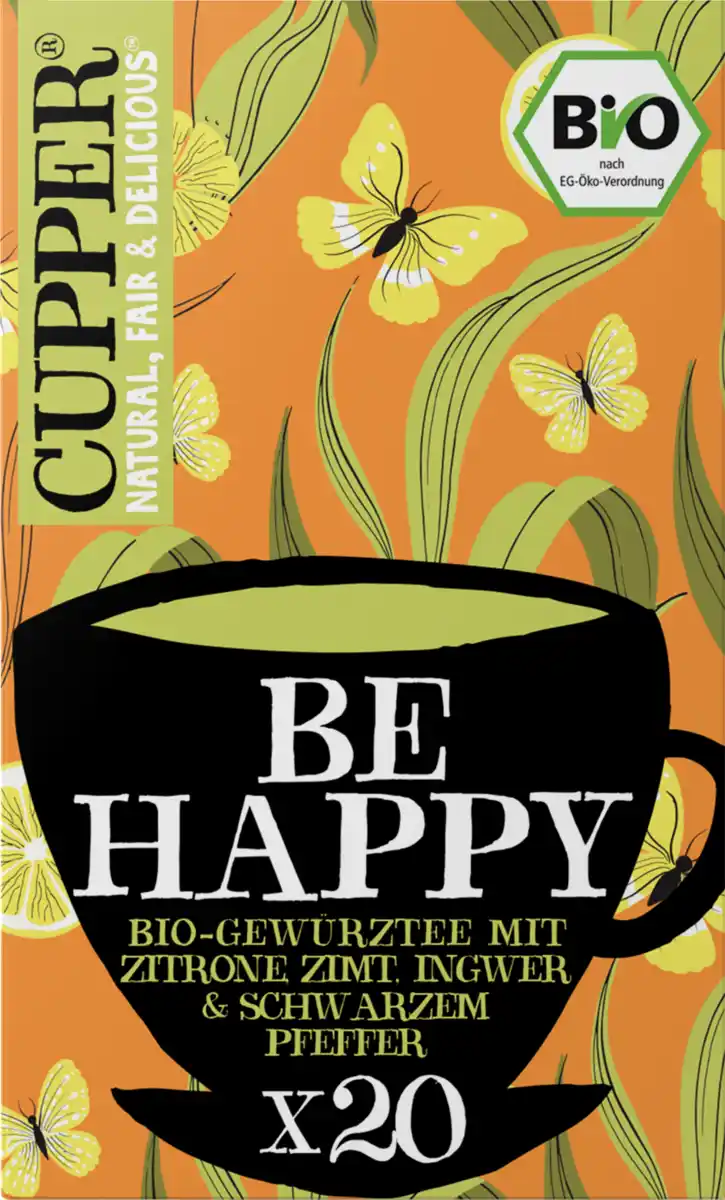 Bild 1 von Cupper Bio Gewürztee Be Happy, 40 g