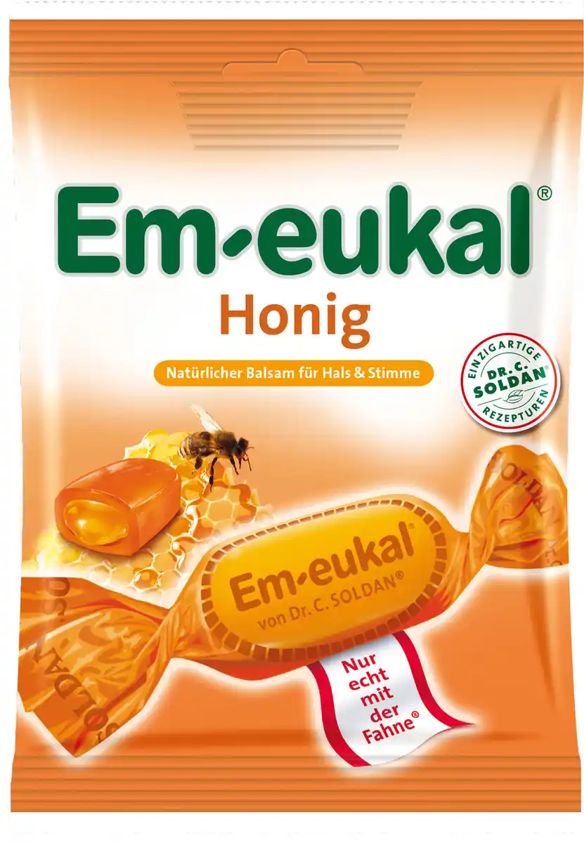 Bild 1 von Em-Eukal Honig Hustenbonbons 75G