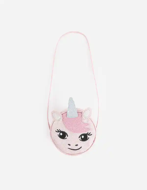Bild 1 von Kinder Umhängetasche - Glitzerstoff - rosa